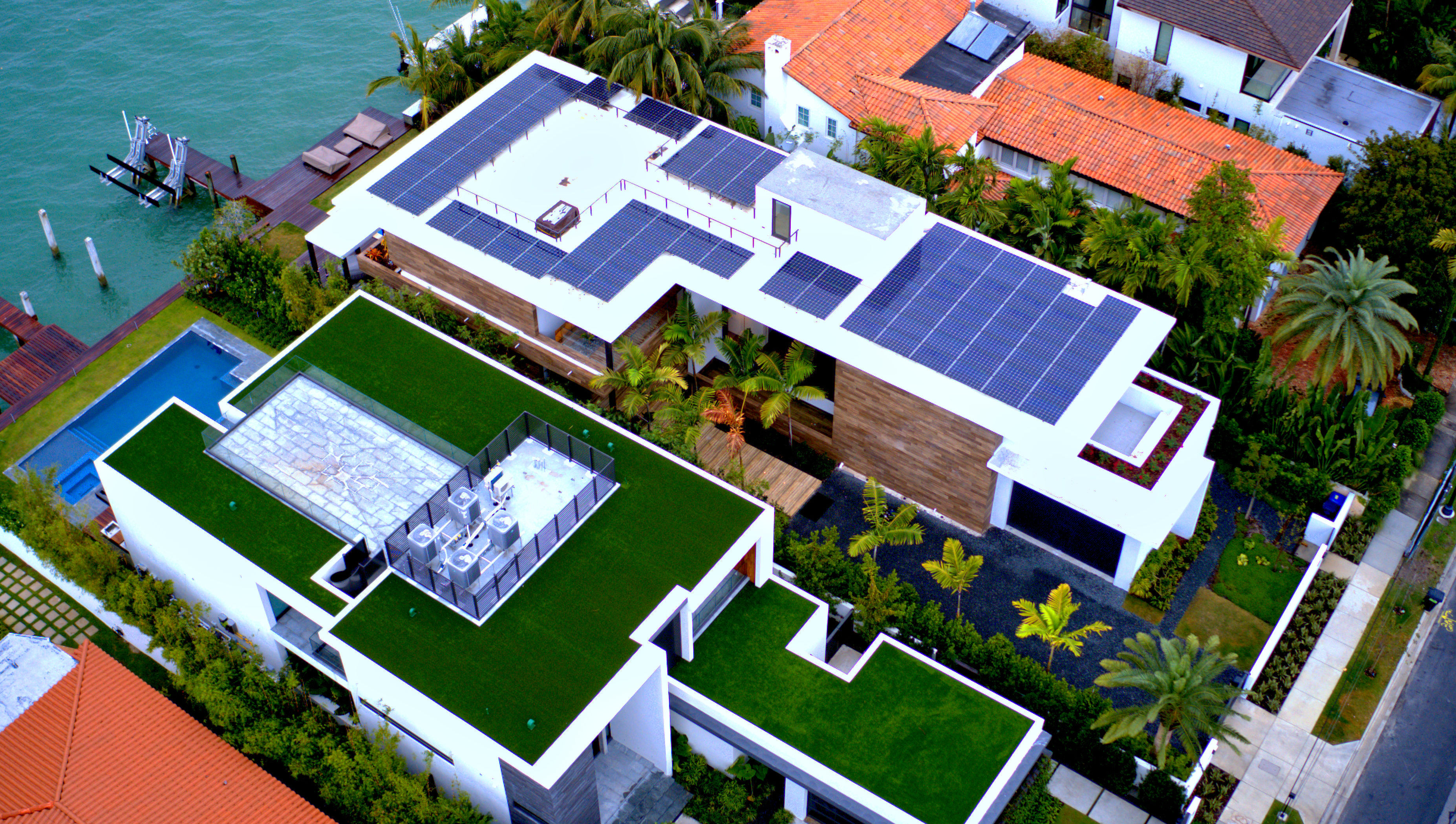 PV Panes on Roof